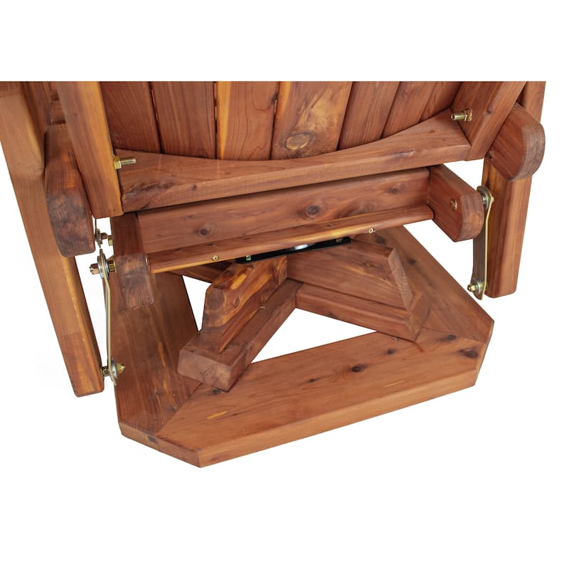 American Furniture Classics Model MM101 SOLID CEDAR ADIRONDACK Swivel Glider