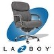 preview thumbnail 32 of 65, La-Z-Boy Sutherland Quilted Leather Executive Office Chair - High Back with Lumbar Support Grey