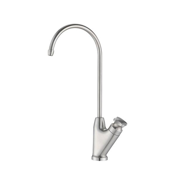 Kitchen Water Filter Faucet, Brushed Nickel Finish Lead-Free Drinking Water  Faucet
