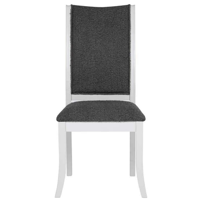 Tyler Pearl White Upholstered Dining Side Chair (Set of 2)
