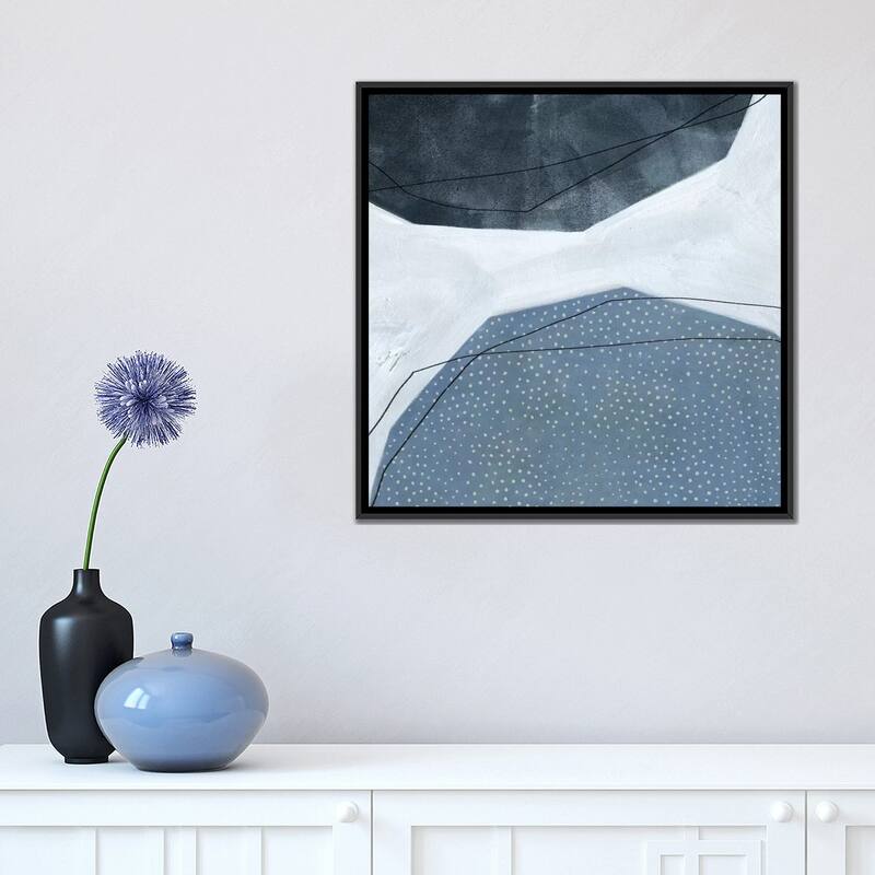iCanvas "Adjacent Abstraction I" by Emma Scarvey Framed Canvas Print