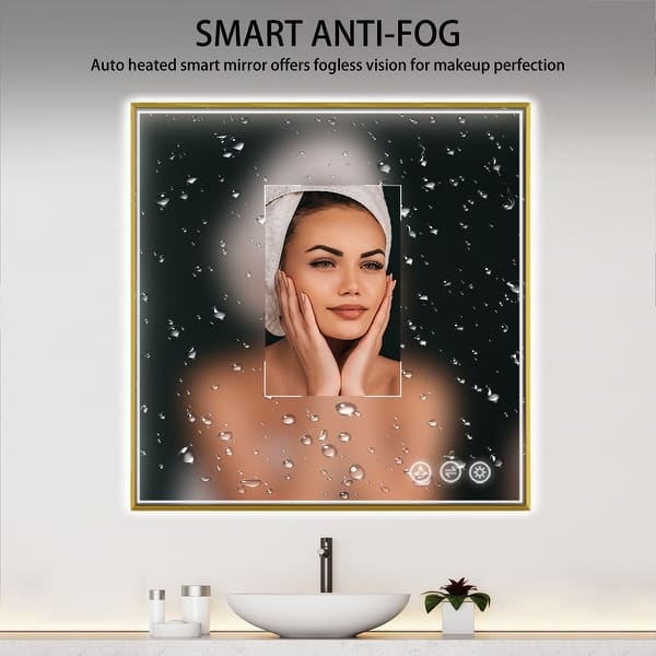 Blossom Kitchen and Bath Smart Bathroom LED Mirror with Antifog