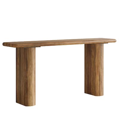 Industrial 63" Long Console Table Entryway Hall Table for Living Room