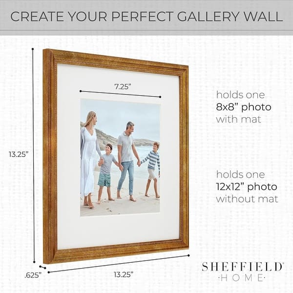 dimension image slide 1 of 7, Sheffield Home 9 Piece Gallery Wall Frame Set,