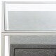 preview thumbnail 12 of 12, SAFAVIEH Couture High Line Collection Modern Caelan Glass Brown Accent Table