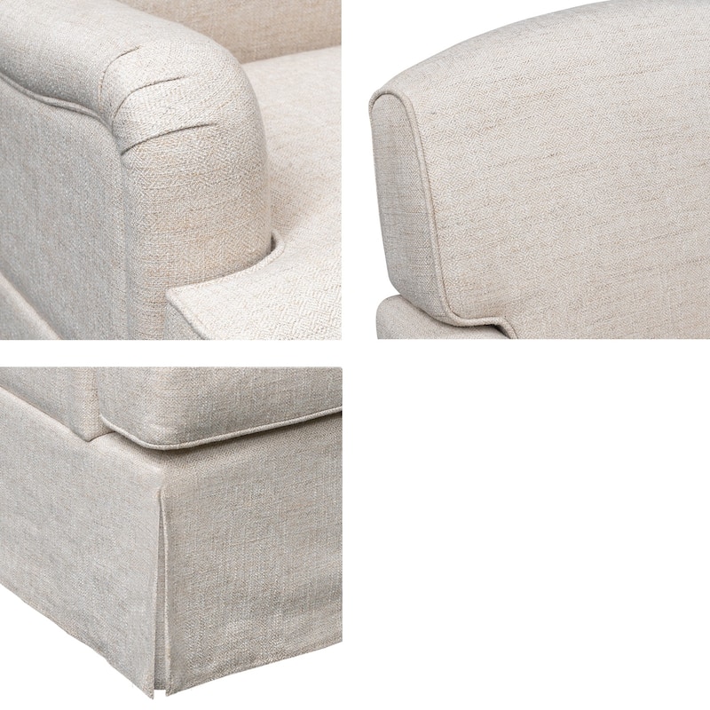 Martha Stewart Melody Swivel Glider Skirted ArmChair - See below