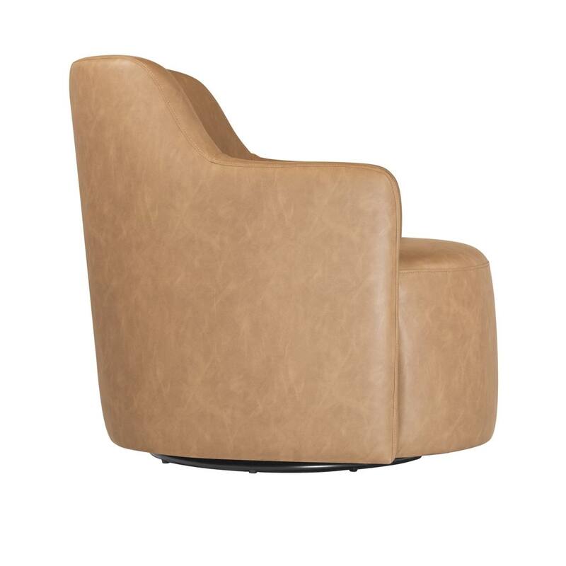 HomePop Upholstered Swivel Accent Chair