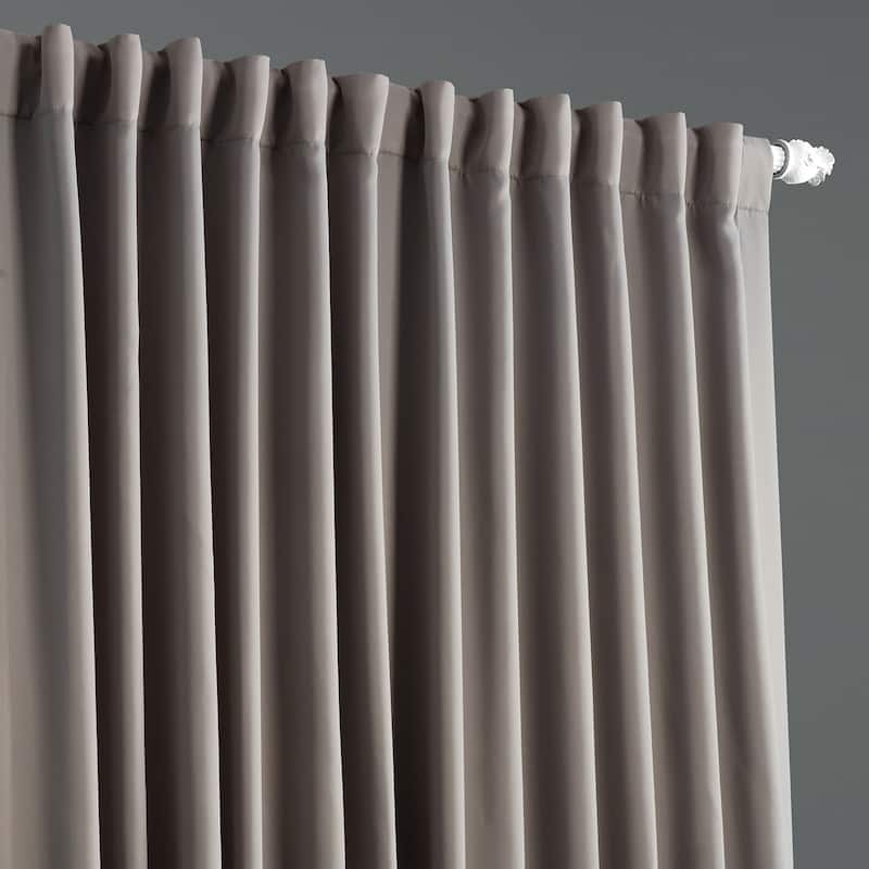 Exclusive Fabrics Extra Wide Room Darkening 84-inch Curtain (1 Panel)