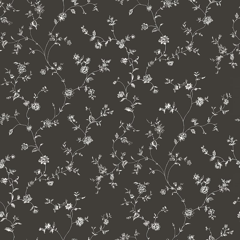 Galerie Wallcoverings Miniatures 3 Floral Trail Vinyl on Non-woven Matte Wallpaper Roll