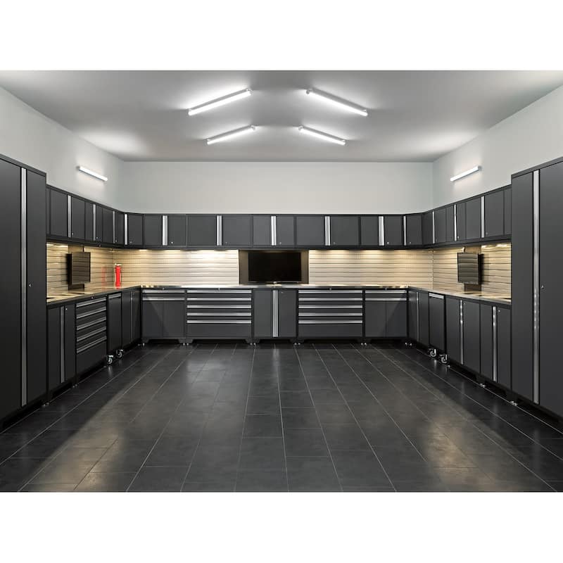 NewAge Products Stone Composite 9.5mm Luxury Vinyl Tile - 600 Sq.ft. Flooring Bundle - Slate Gray