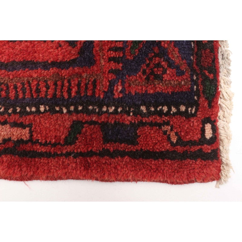 ECARPETGALLERY Hand-knotted Andelz Red Wool Rug - 4'8 x 7'3