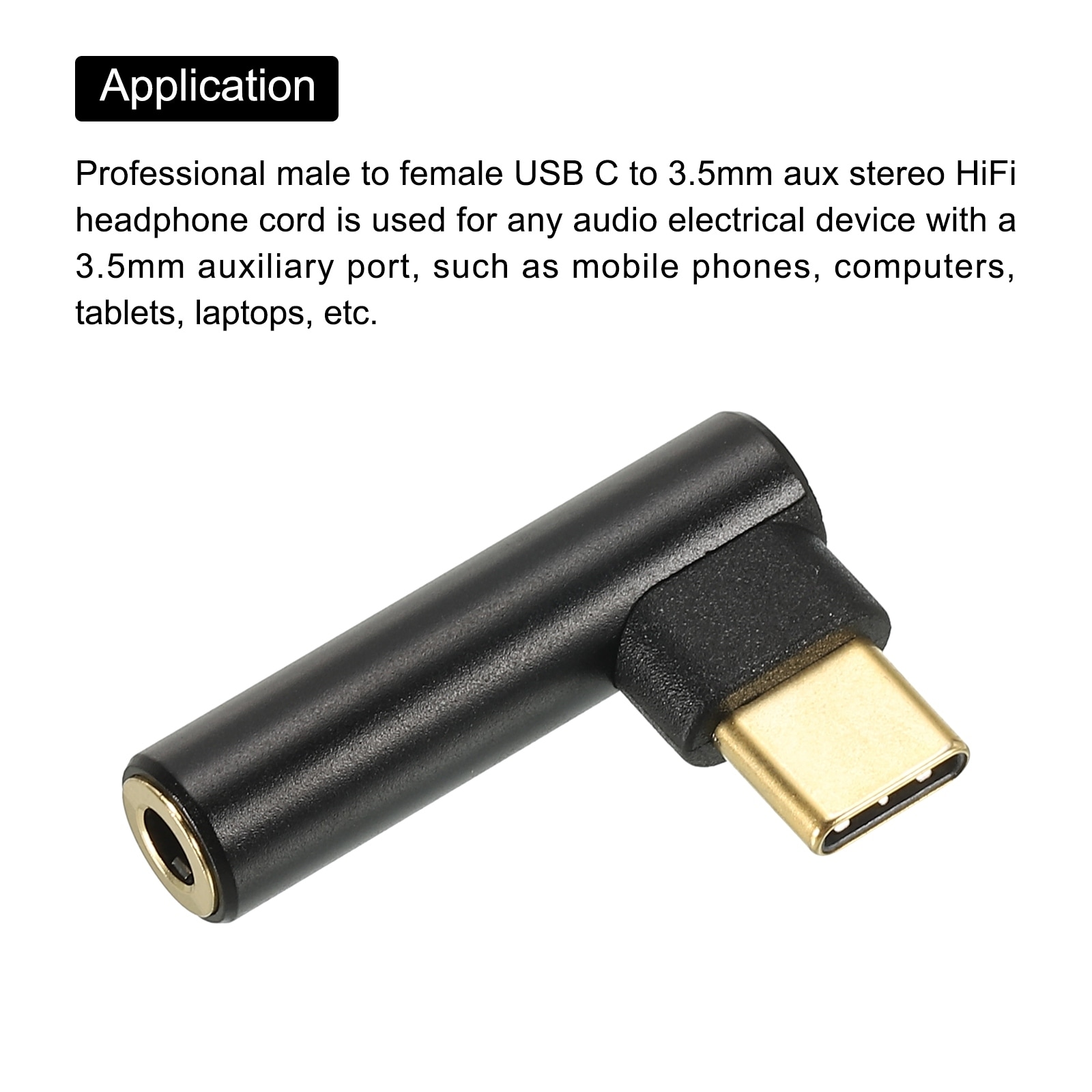 USB Type C to 3.5mm Headphone Jack Adapter, USB C to Aux Audio