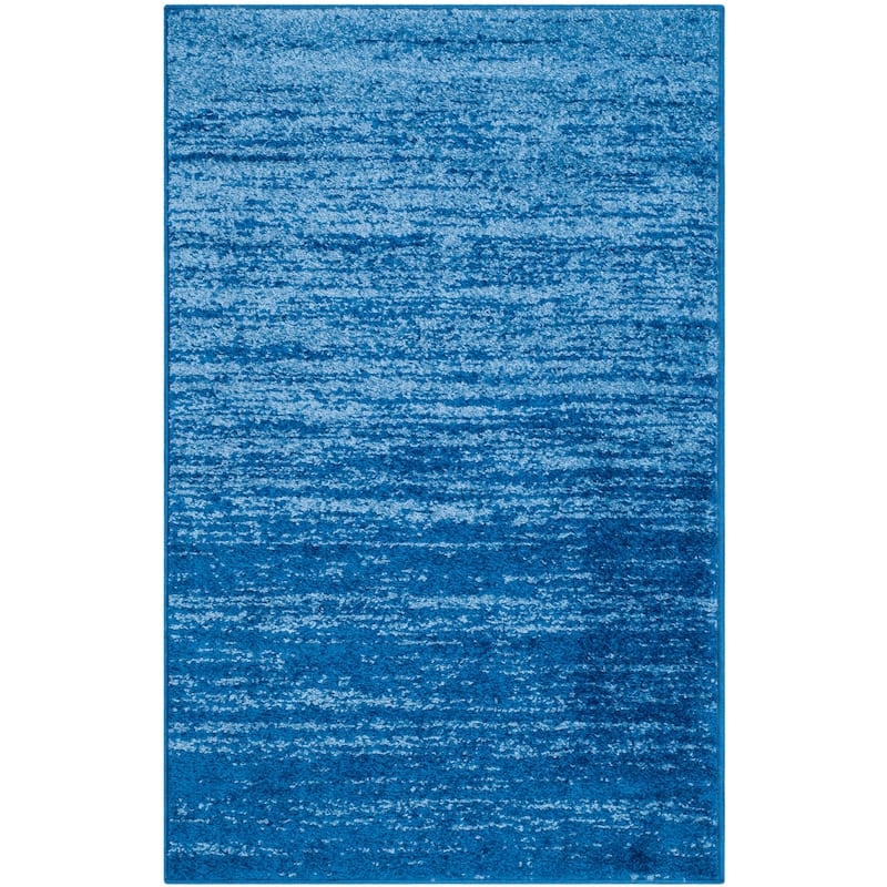 SAFAVIEH Adirondack Vera Modern Ombre Distressed Area Rug - 2'6" x 4' - Light Blue/Dark Blue