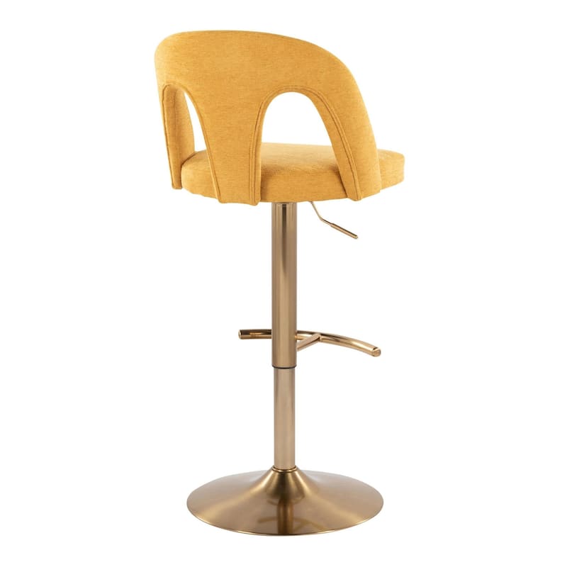Ava Upholstered Adjustable Barstool - Set of 2