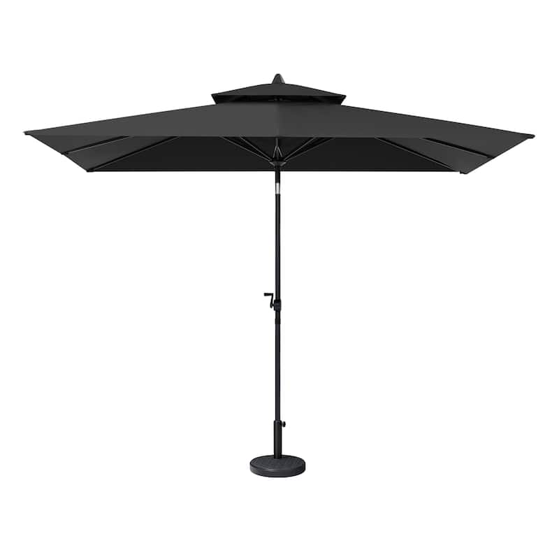 Crestlive Products Outdoor Patio Market Umbrella with Tilt & Crank, Umbrella Base Included