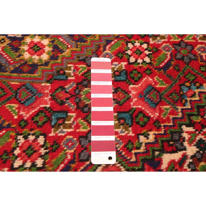 ECARPETGALLERY Hand-knotted Andelz Red Wool Rug - 3'3 x 4'9
