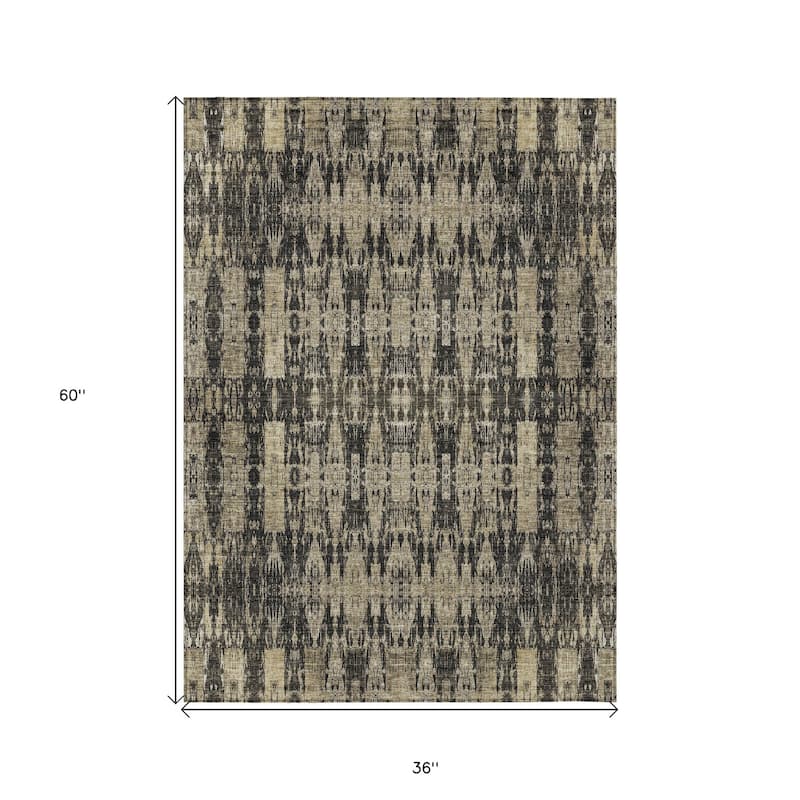 HomeRoots Moroccan Transitional Rectangle Outdoor Rug