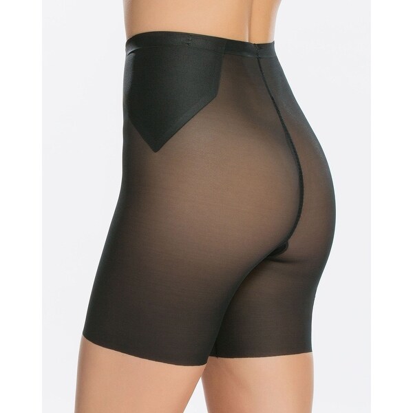 spanx haute contour mid thigh short
