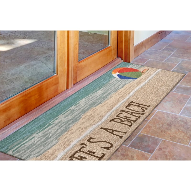 Liora Manne Frontporch Life's A Beach Indoor/Outdoor Rug