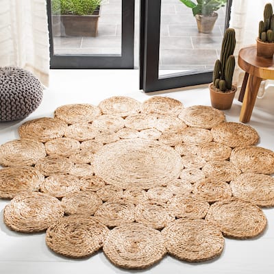 SAFAVIEH Handmade Natural Fiber Jazlene Farmhouse Rug