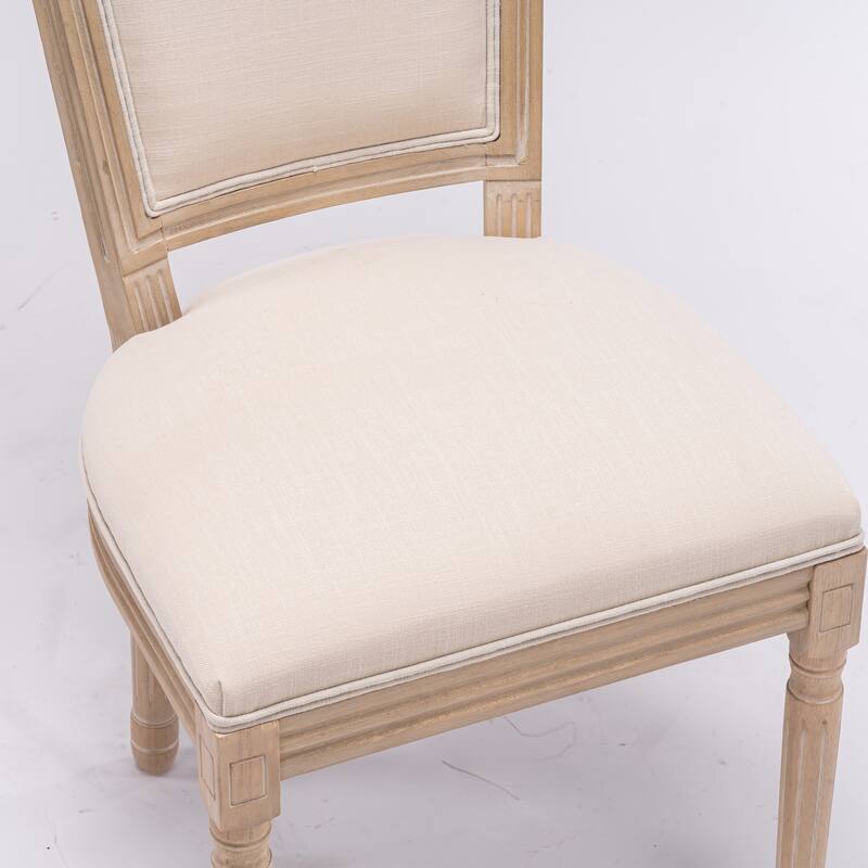 Modern Set of 2 Square Back Dining Chair