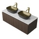 preview thumbnail 29 of 39, Vintage Aluminium Bathroom Vanity With Countertop Sink Copper Faucet Set