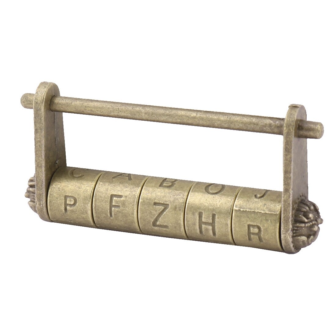 Shop Home Cabinet Box Case Metal Letters Password Chinese Lock Padlock Bronze Tone Bronze Tone On Sale Overstock 28772484