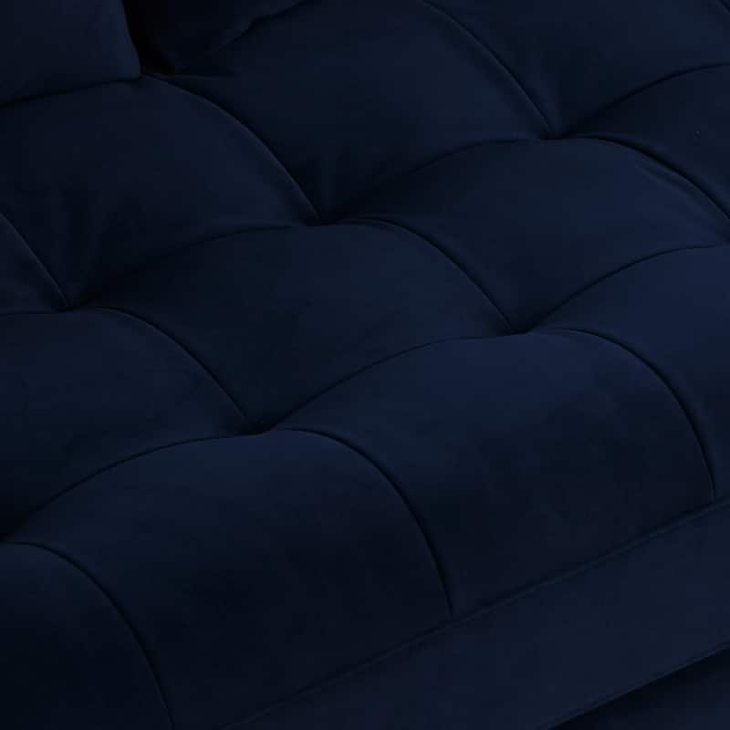 Poly & Bark Napa 72" Velvet Fabric Apartment Sofa