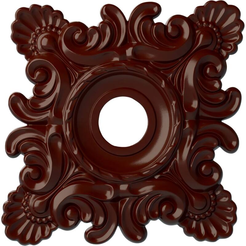 18"W x 18"H x 3 1/4"ID x 1 1/2"P Crawley Ceiling Medallion