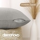 preview thumbnail 32 of 89, Deconovo Faux Linen Throw Pillow Covers 4 PCS(Cover Only)