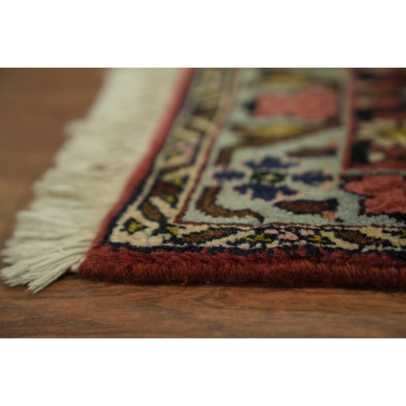 Hand Knotted Oriental 100% Wool Carpet Traditional Medallion Multi-Colored Bidjar Area Rug - 11' 6'' X 8' 2''