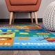 preview thumbnail 4 of 6, World Rug Gallery Kids Educational Learning Alphabet Symbols Non Slip Area Rug