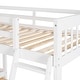 preview thumbnail 14 of 44, L-Shaped Twin over Full Bunk Bed With 3 Drawers,Ladder and Staircase