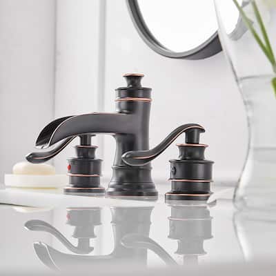 Two-Handle Widespread Bathroom Faucet