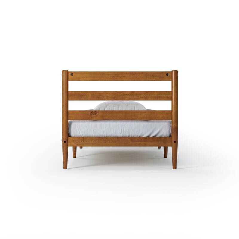 Mid-Century Twin Size Platform Bed