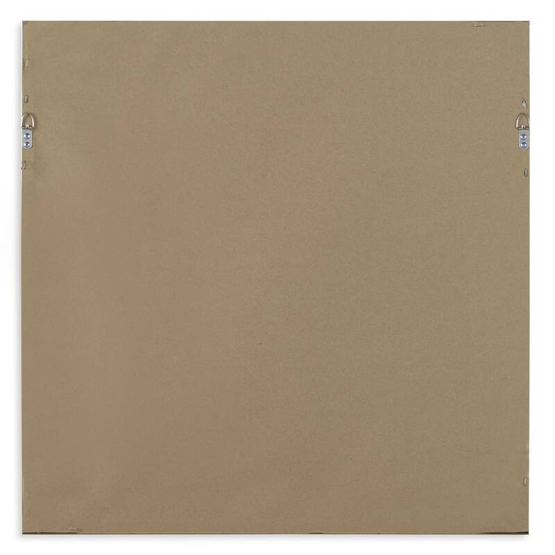 Uttermost Alexo 28" Square Flat Framed Accent Mirror