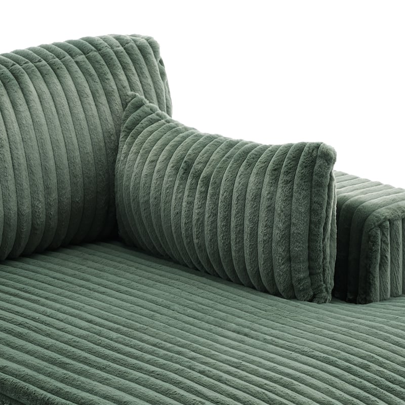 DREAMSIDEA Oversized Right Facing Chaise Lounge Lofa