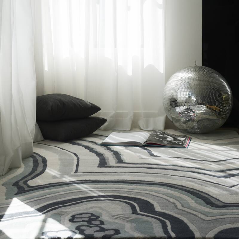Novogratz by Momeni Delmar Agate Hand Tufted Wool Area Rug