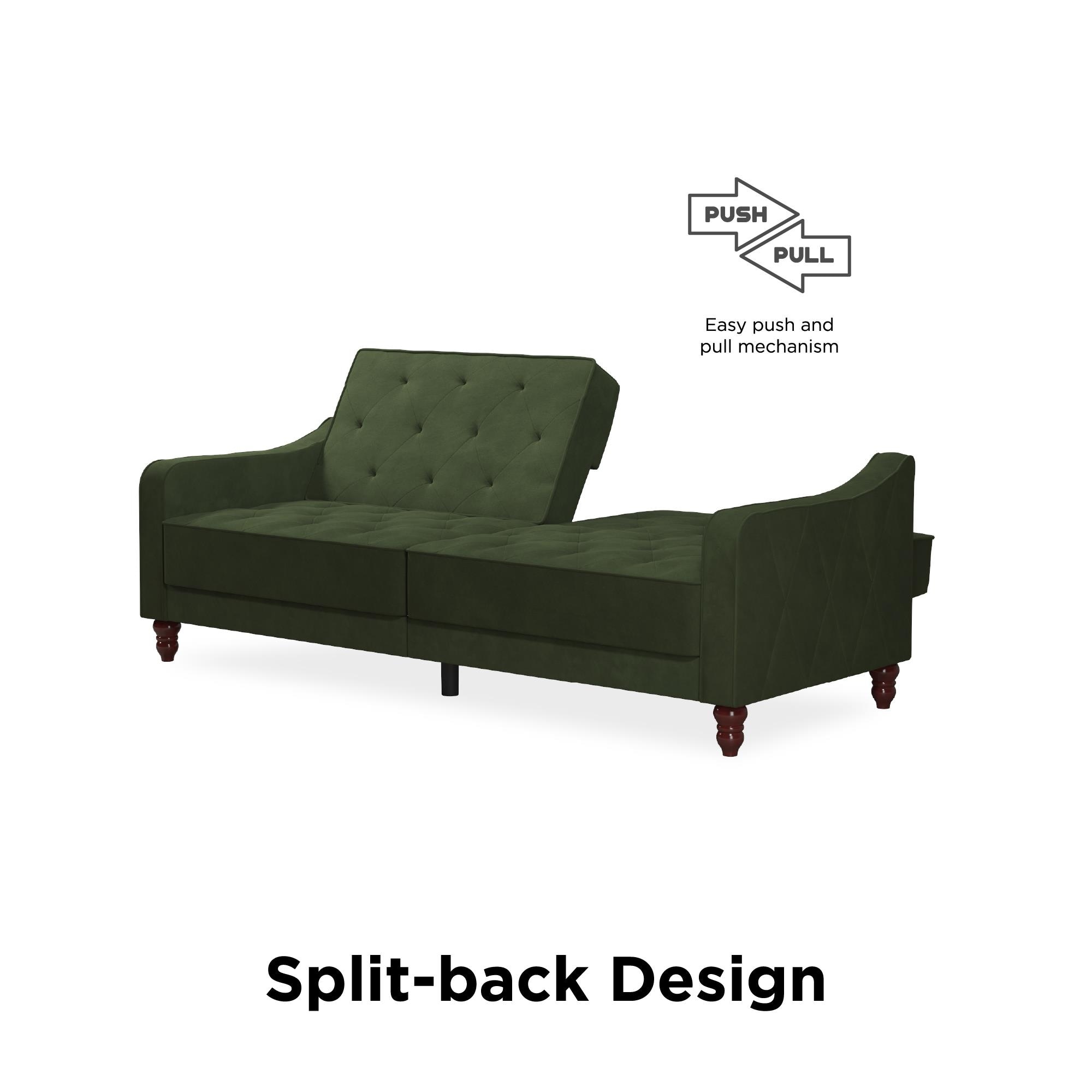 Novogratz Vintage Tufted Split Back Futon On Sale Bed Bath