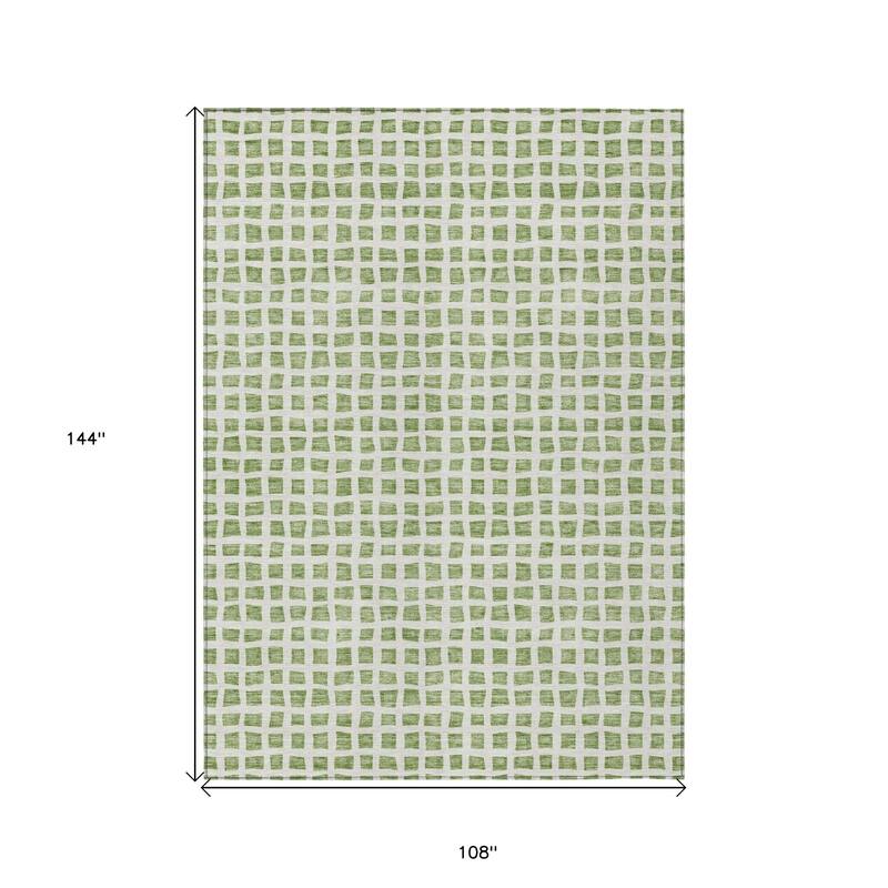 HomeRoots Geometric Transitional Rectangle Outdoor Rug