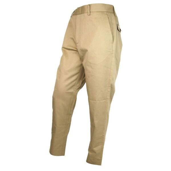 Shop Gucci Men S Light Brown Cotton Twill Pant With Bee 428512