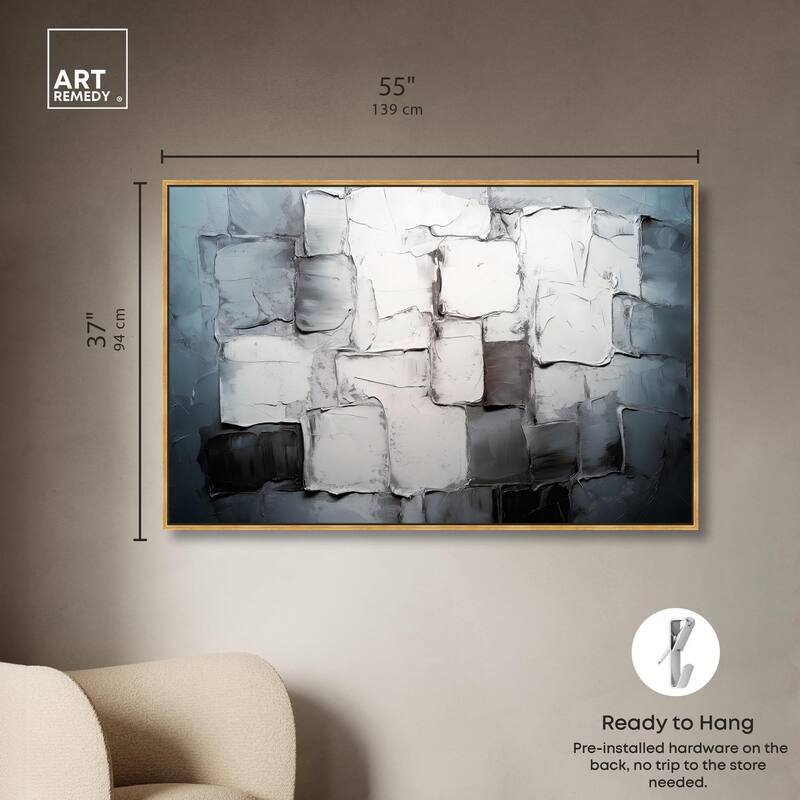 Urban Grid Canvas by Art Remedy