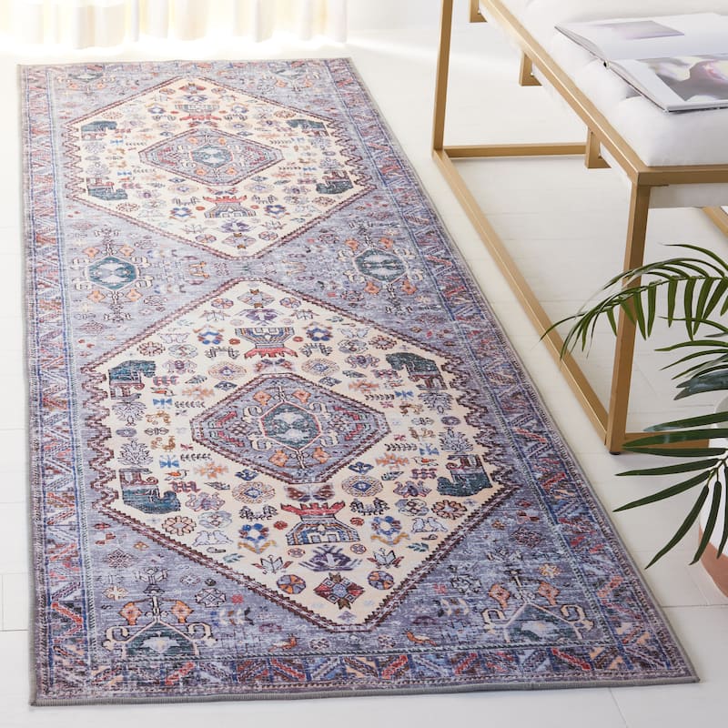 SAFAVIEH Tucson Machine Washable Slip Resistant Eilish Boho Oriental