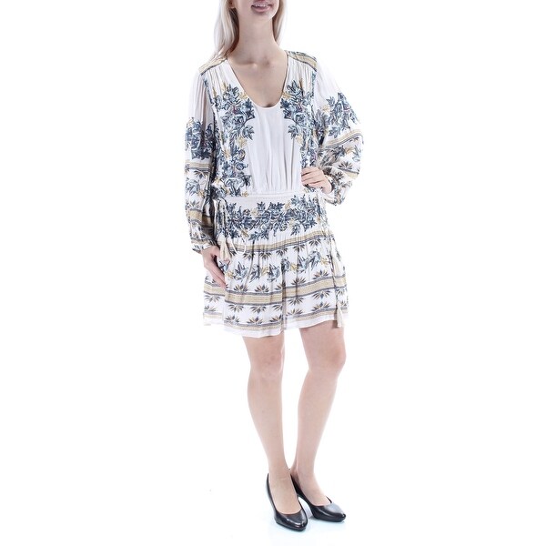 boho drop waist dress