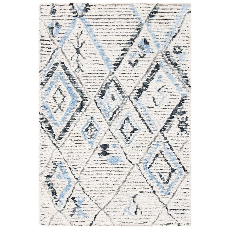 SAFAVIEH Handmade Casablanca Shag Barbli Wool Rug