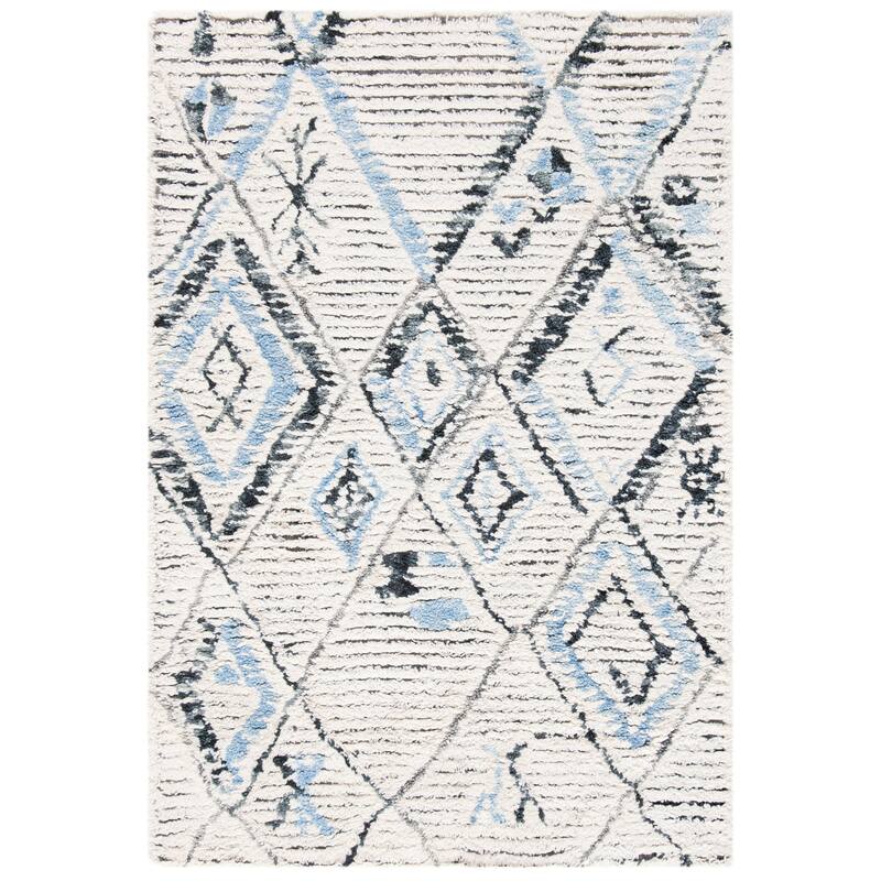 SAFAVIEH Handmade Casablanca Shag Synne Wool Rug