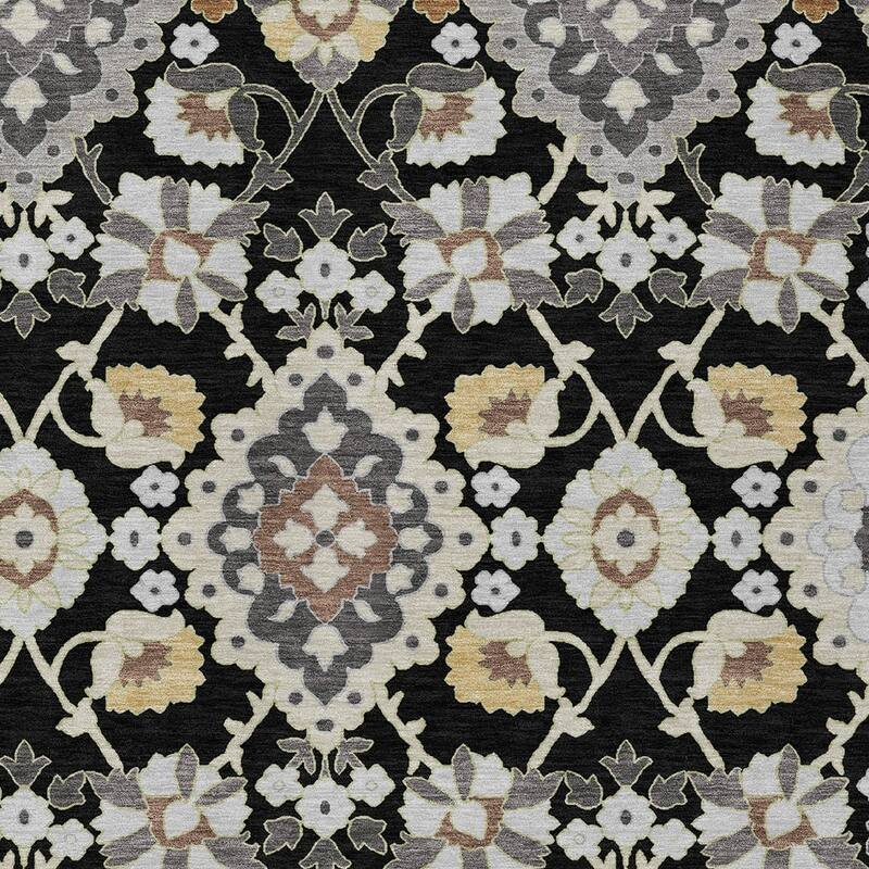 HomeRoots Oriental Traditional Rectangle Outdoor Rug