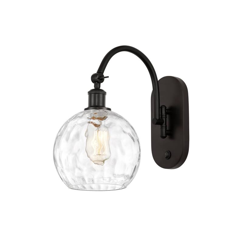 Innovations Lighting Ballston Athens Water Glass 8" - 1 Light 8" Sconce - Arm Swivels Side To Side