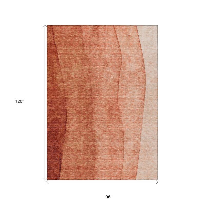 HomeRoots Ombre Transitional Rectangle Outdoor Rug