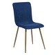 preview thumbnail 27 of 52, Carson Carrington Upholstered Dining Chair Golden Leg (Set of 4)